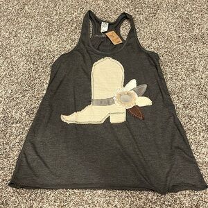 New with tags! Boot tank top